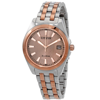 EcoDrive Rose Dial Twotone Watch EO122659X