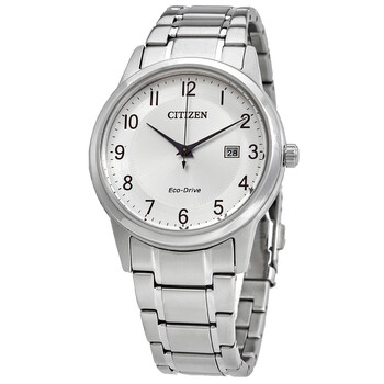 EcoDrive Silver Dial Watch AW123158B
