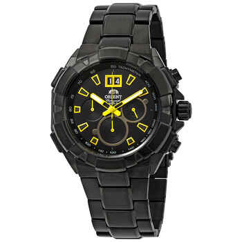 Enterprise Chronograph Black Dial Watch FTV00007B