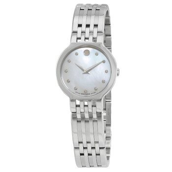 Esperanza Quartz Diamond White Mother of Pearl Dial Watch