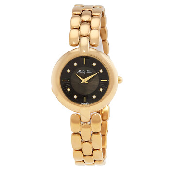 Farah Quartz Black Dial Watch D956PYN