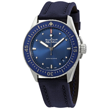 Fifty Fathoms Bathyscaphe Automatic Blue Dial Watch 51001140O52A