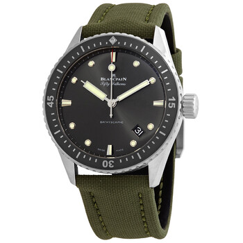 Fifty Fathoms Bathyscaphe Meteor Grey Dial Automatic Watch 50001110K52A