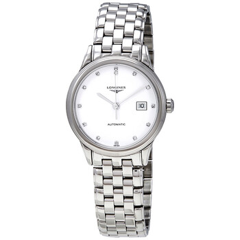 Flagship Automatic White Diamond Dial Watch L43744276
