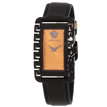 Flair Gent Quartz Orange Dial Watch VE7D00123