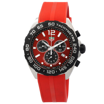 Formula 1 Chronograph Quartz Red Dial Watch CAZ101AN.FT8055