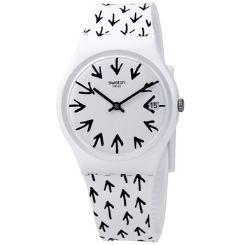 Frechia White Dial White Silicone Watch GW409