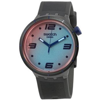 Futuristic Grey Quartz Watch SO27B121