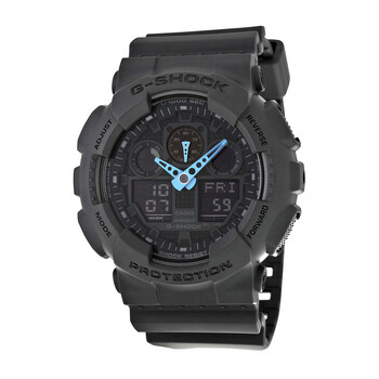 G Shock Grey Digital Dial Resin Watch GA100C8ACR