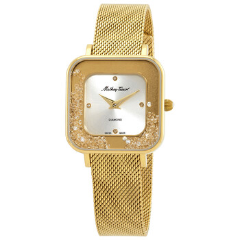 Gemina Quartz Diamond Silver Dial Watch D984SPYI