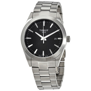 Gentleman Quartz Black Dial Watch T127.410.11.051.00