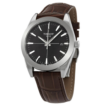 Gentleman Quartz Black Dial Watch T127.410.16.051.01