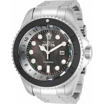 Hydromax Quartz Date Dive Black Mother of Pearl Dial Watch