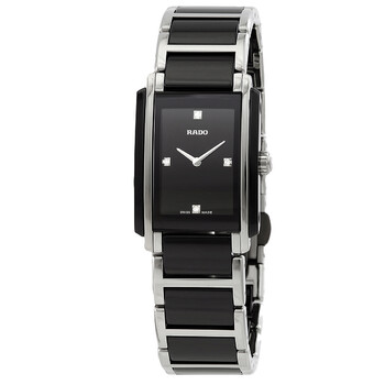 Integral Quartz Black Dial Black Ceramic Watch R20613712