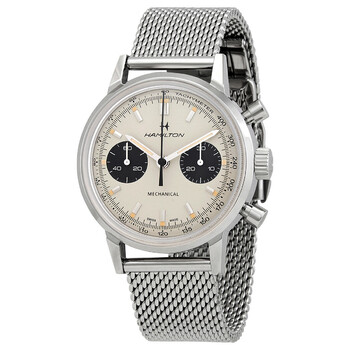 IntraMatic Chronograph Hand Wind Silver Dial Watch H38429110