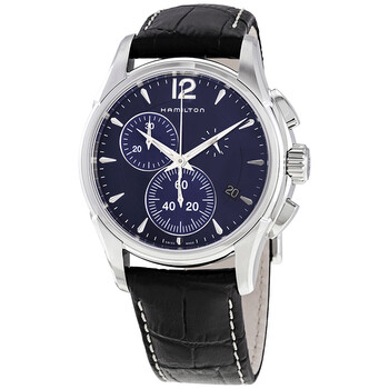 Jazzmaster Chronograph Quartz Blue Dial Watch H32612741