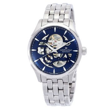 Jazzmaster Skeleton Automatic Blue Dial Watch H42535141