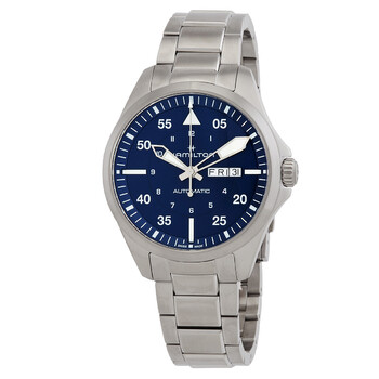 Khaki Aviation Automatic Blue Dial Watch H64635140