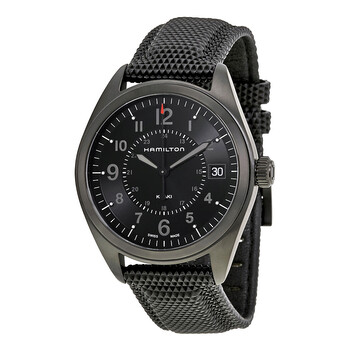 Khaki Field Black Dial Black PVD Watch H68401735