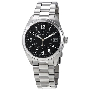 Khaki Field Black Dial Stainless Steel Watch H68551933