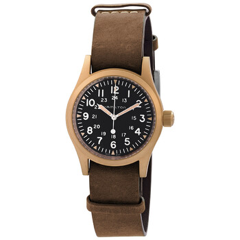 Khaki Field Hand Wind Black Dial Watch H69459530