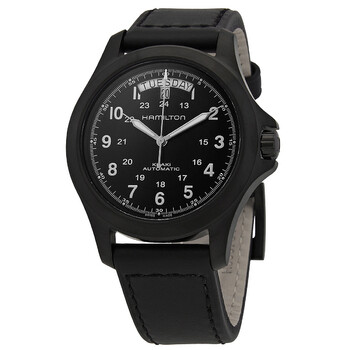 Khaki Field King Automatic Black Dial Watch H64465733