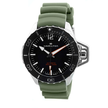 Khaki Navy Frogman Automatic Black Dial Watch H77825331
