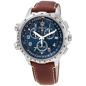 Khaki XWind Chronograph Quartz Blue Dial Watch H77922541