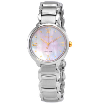 L Series EcoDrive Mother of Pearl Dial Watch EM092787Y