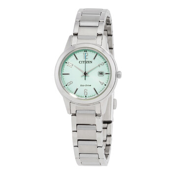 Lady EcoDrive Green Dial Watch FE124171X