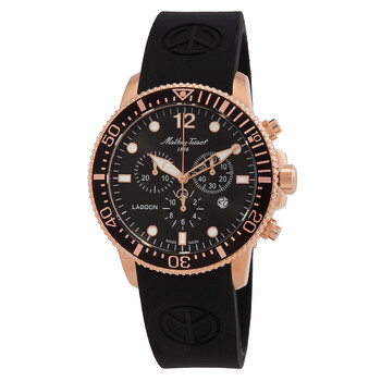 Lagoon Chronograph Quartz Black Dial Watch H123CHPLN