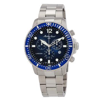 Lagoon Chronograph Quartz Blue Dial Watch H123CHABU