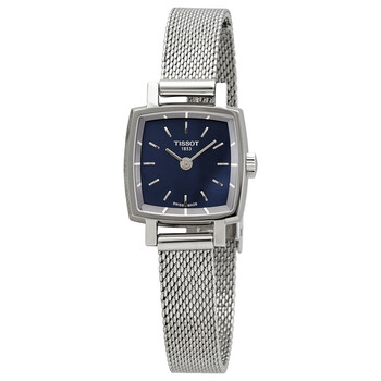 Lovely Square Quartz Blue Dial Watch T058.109.11.041.00