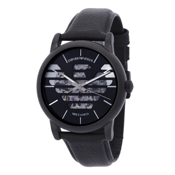 Luigi Automatic Black Dial Watch AR60032