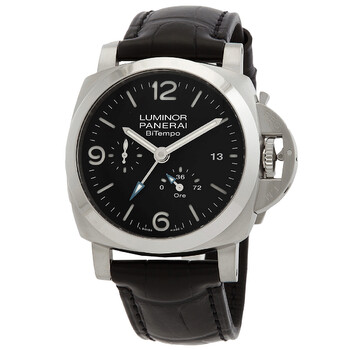 Luminor BiTempo Automatic Black Dial Watch PAM01360