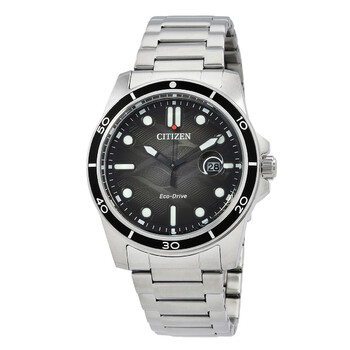 Marine 1810 EcoDrive Black Dial Watch AW181689E