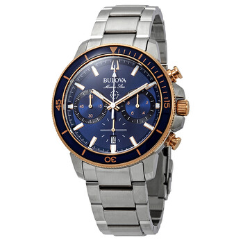 Marine Star Chronograph Blue Dial Watch 98B301