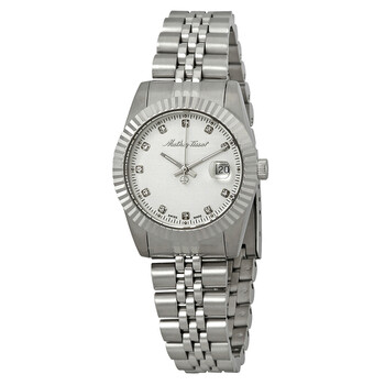 Mathey III Quartz Crystal Silver Dial Watch D810AI