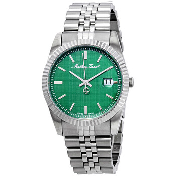 Mathey III Quartz Green Dial Watch H810AV