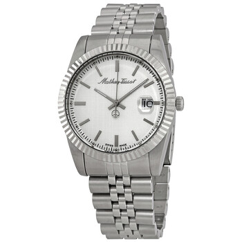 Mathey III Quartz Silver Dial Watch H810AI