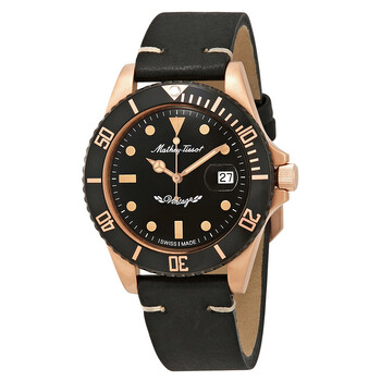 Mathey Vintage Bronze Automatic Black Dial Watch H901BZN