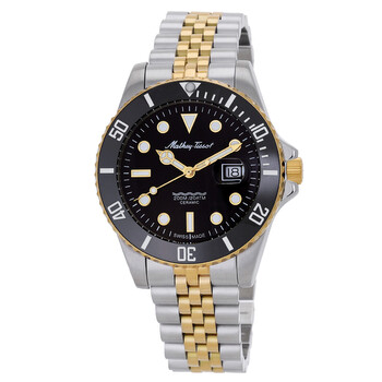 Mathy Ceramic Quartz Black Dial Watch H901CRBN