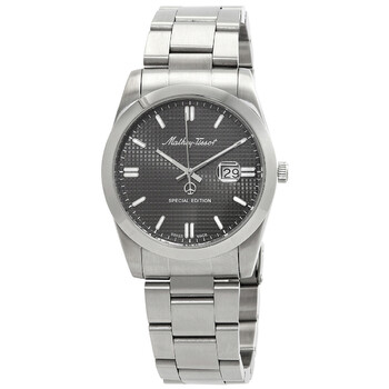 Mathy Chess Quartz Grey Dial Watch H452AS