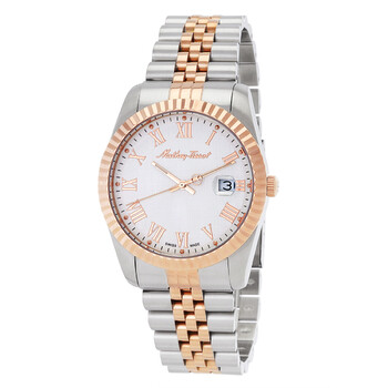 Mathy III Roman White Dial Watch H810BRA