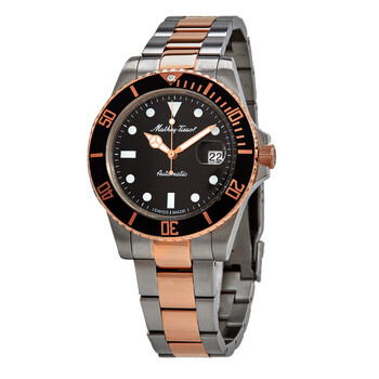 Mathy Vintage Automatic Black Dial Twotone Watch H9010ATRN