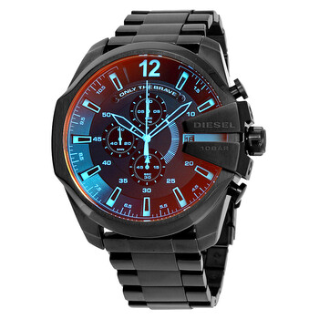 Mega Chief Black Ionplated Stainless Steel Watch DZ4318