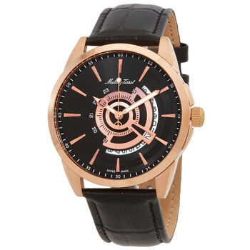 Mondo Quartz Black Dial Watch H711PN