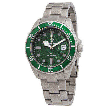 Montego Vintage Quartz Green Dial Watch CV5102B