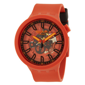 Monthly Drops Quartz Matte Red Dial Watch SB01R100