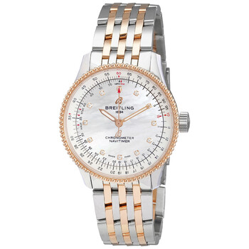 Navitimer Automatic Chronometer Diamond Mother of Pearl Watch U17395211A1U1